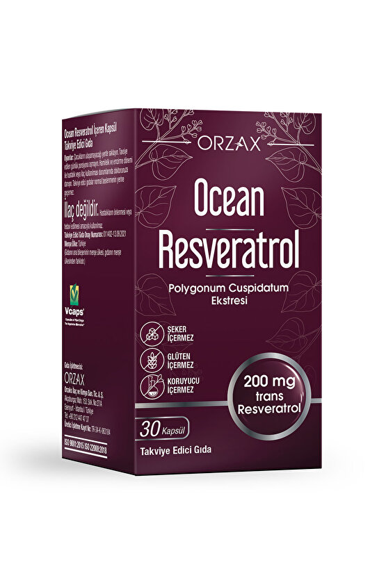 Resveratrol 200 mg 30 Kapsül