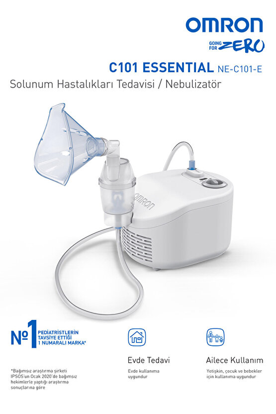 C101 Essential, Tüm Ailenin Kullanımına Uygun Nebulizatör