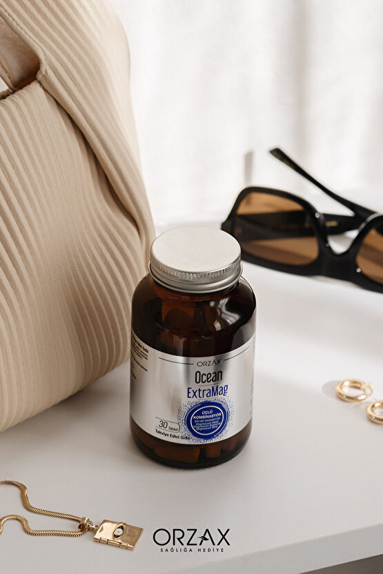 ExtraMag Üçlü Kombinasyon Magnezyum 200 mg Takviye Edici Gıda 30 Tablet