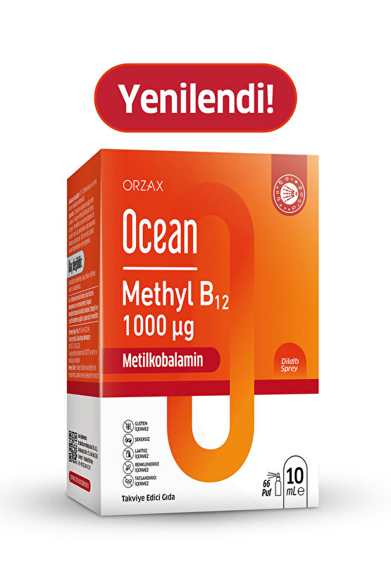 Methyl B12 Dilaltı Sprey 10 ml