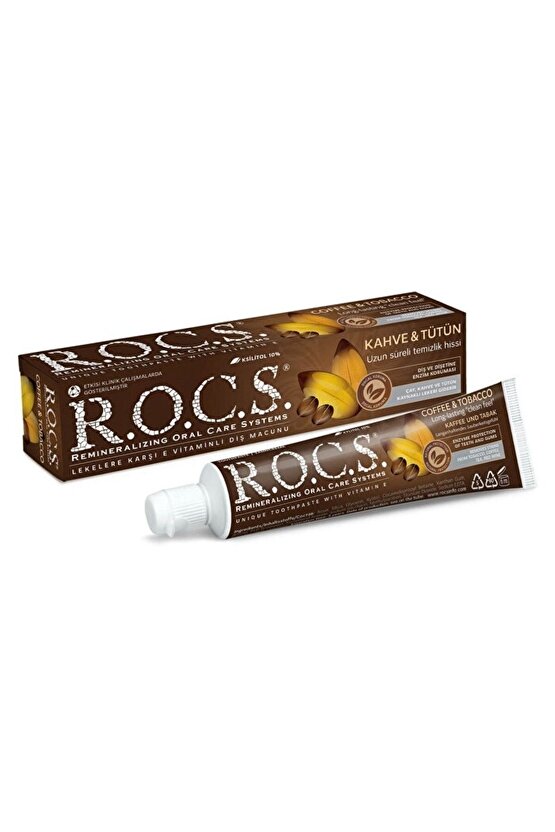 R.O.C.S. Kahve ve Tütün Lekelerine Karşı Diş Macunu 60ml