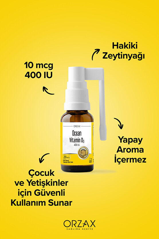 Vitamin D3 400 IU Sprey 20 ml