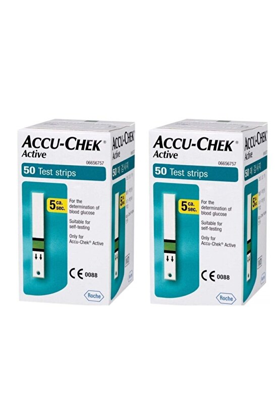 Accu-Chek Şeker Strip Active 50li 2 Adet