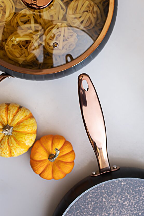 3529 Tencere Seti Granit Döküm Tencere Seti 9 Parça Tencere Seti