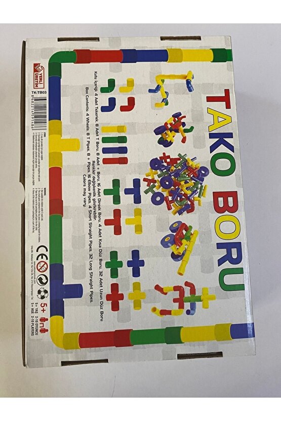 Tako Boru Yapı Oyuncağı-hediyeli.