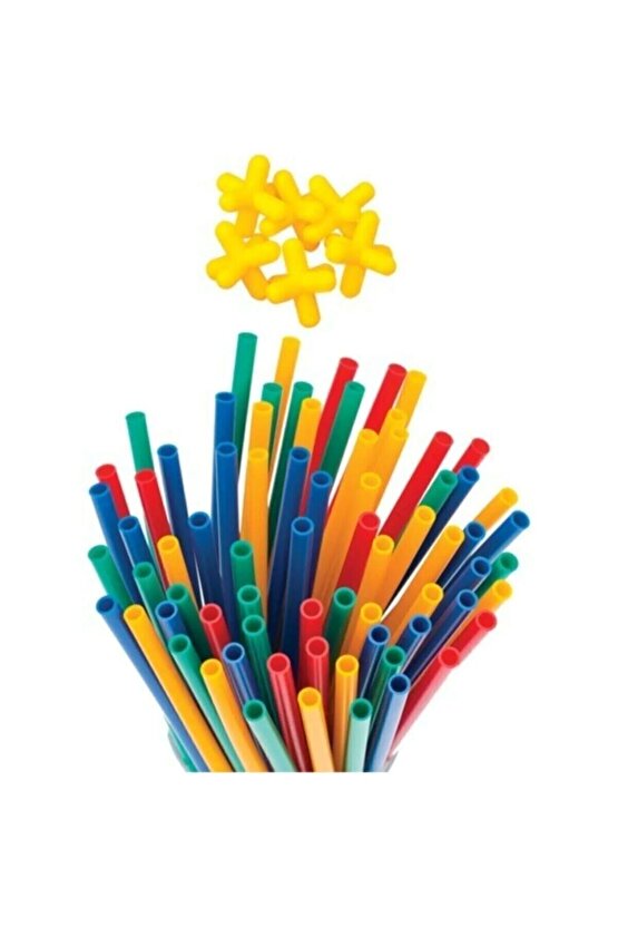 Süper Bambu Çubuklar Bamboo 300 Parça Kes Birleştir Oluştur