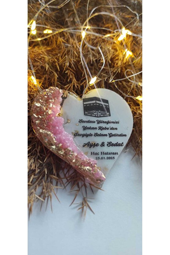 BİRGÜLCE Hac Kabe Umre Hediyelik 10 Adet Epoksi Magnet Hatıra Hediyelik Özel Tasarım