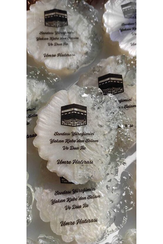 BİRGÜLCE 10 Adet Kabe Umre Hediyelik Magnet Özel Tasarım Hatıra Hediyelik