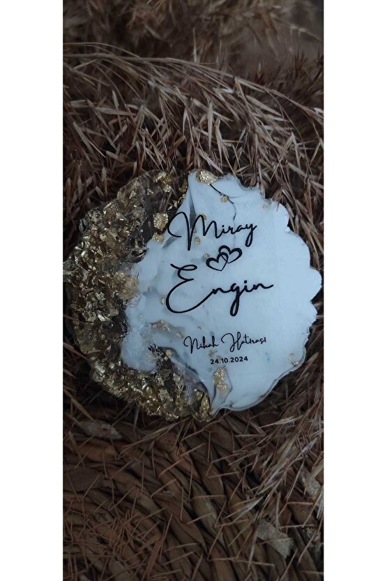 Epoksi Magnet 15 Adet Söz Nişan Kına Düğün Özel Gün Hatıra Hediyelik