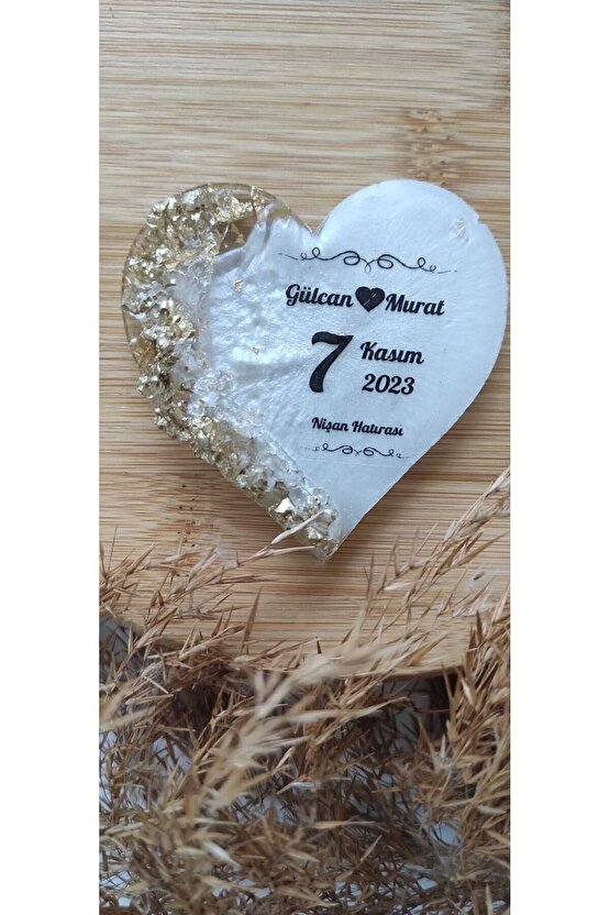 En Hayal Atölyem Epoksi Hediyelik Magnet 20 Adet Özel Tasarım-söz-nişan-nikah-kına-mevlüt Hatırası