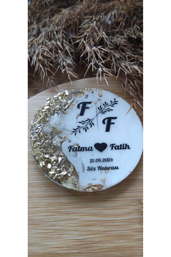 En Hayal Atölyem Epoksi Hediyelik Magnet 20li Özel Tasarım Söz-nişan-nikah-kına-mevlüt-mezuniyet
