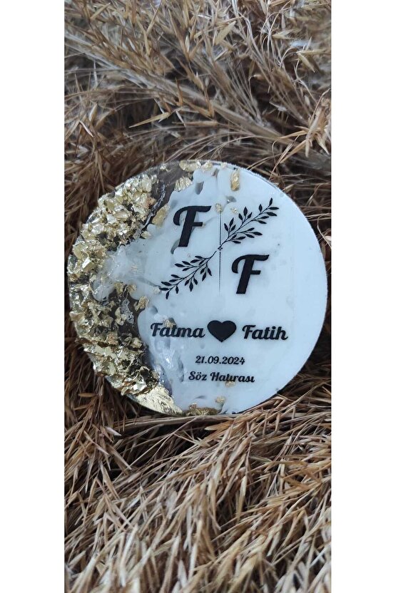 En Hayal Atölyem Epoksi Hediyelik Magnet 20li Özel Tasarım Söz-nişan-nikah-kına-mevlüt-mezuniyet