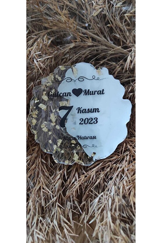 En Hayal Atölyem Epoksi Hediyelik Magnet 20li Özel Tasarım Nişan-nikah-kına-mevlüt-mezuniyet