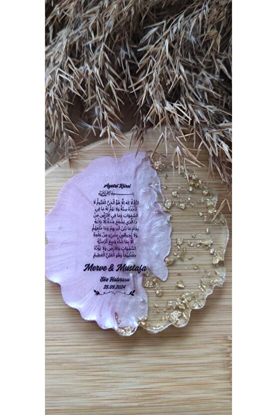 En Hayal Atölyem Epoksi Magnet 20 Adet Ayetel Kürsi Baskı-söz-nişan-nikah-kına-mevlüt