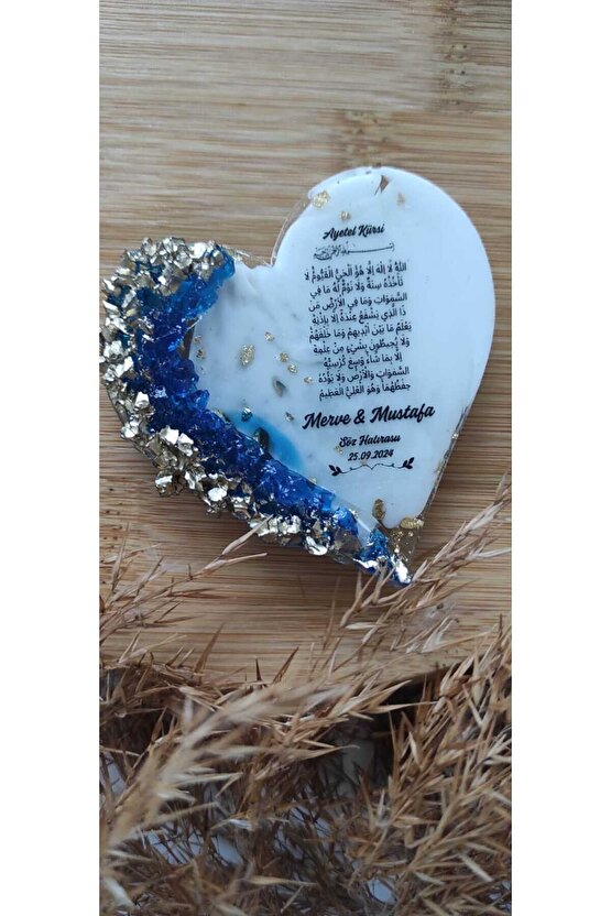 En Hayal Atölyem Epoksi Magnet 20 Adet Özel Tasarım Ayet-el Kürsi Söz-nişan-nikah-mevlüt