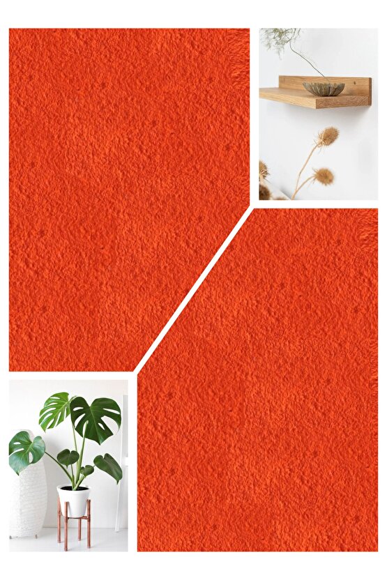 Organik Ipek Sıva - Dekoratif Yalıtım Sıvası - Ses & Isı & Nem Yalıtımı - Izo-004 Turuncu - 4 M2