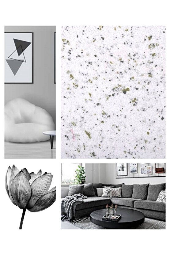 Organik Ipek Sıva - Dekoratif Yalıtım Sıvası - Ses & Isı & Nem Yalıtımı - Izo-044 - 4 M2