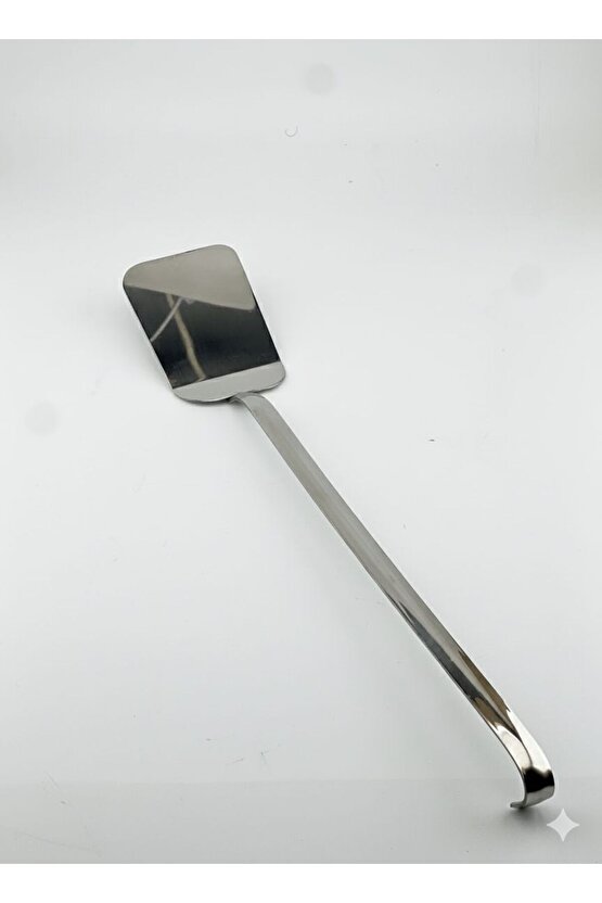 Lüks Metal Servis Spatulası - Parlak Çelik
