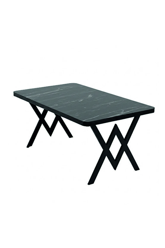 Mutfak Yemek Masası W Metal Ayak 70x110 Mutfak Yemek Masası