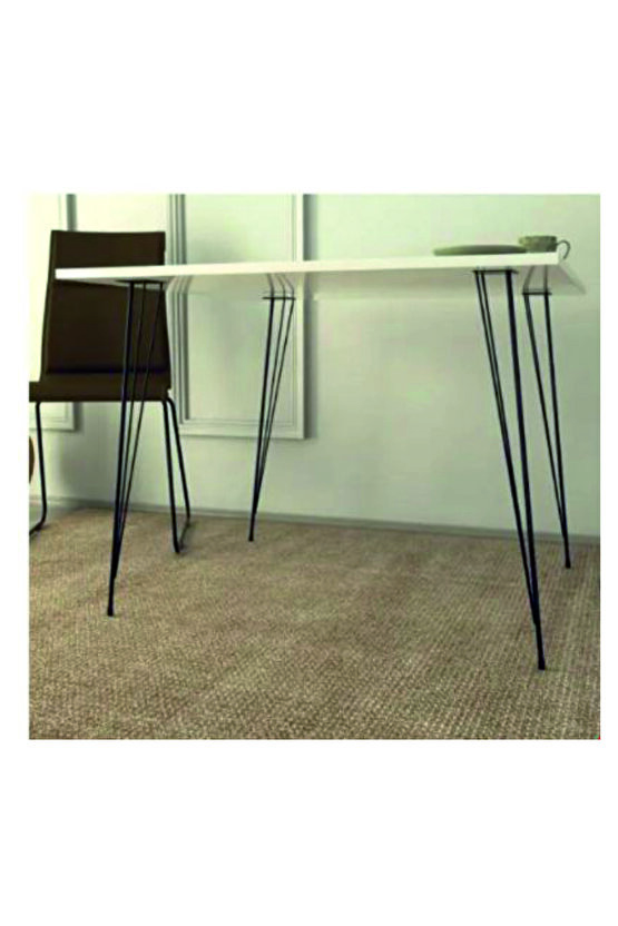 METAL AYAK 60X90 Dekoratif Mutfak-Balkon Masası (86 CM YÜKSEKLİK)