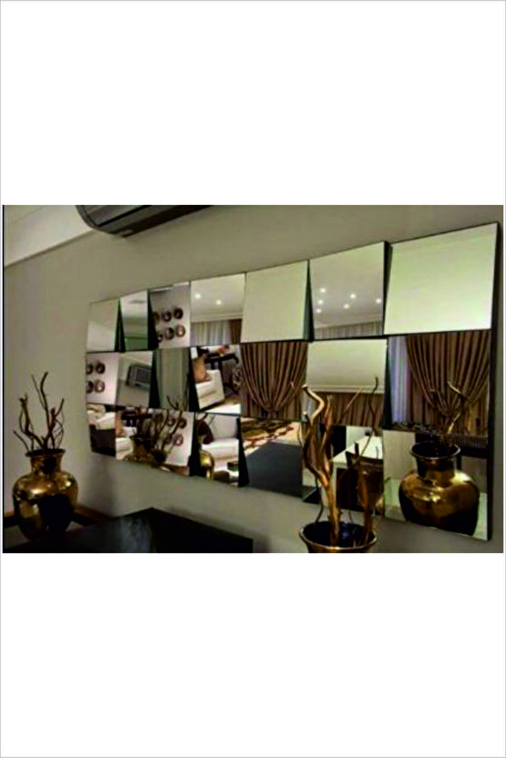 Dama 140x60cm Parça Bizoteli Dekoratif Ayna