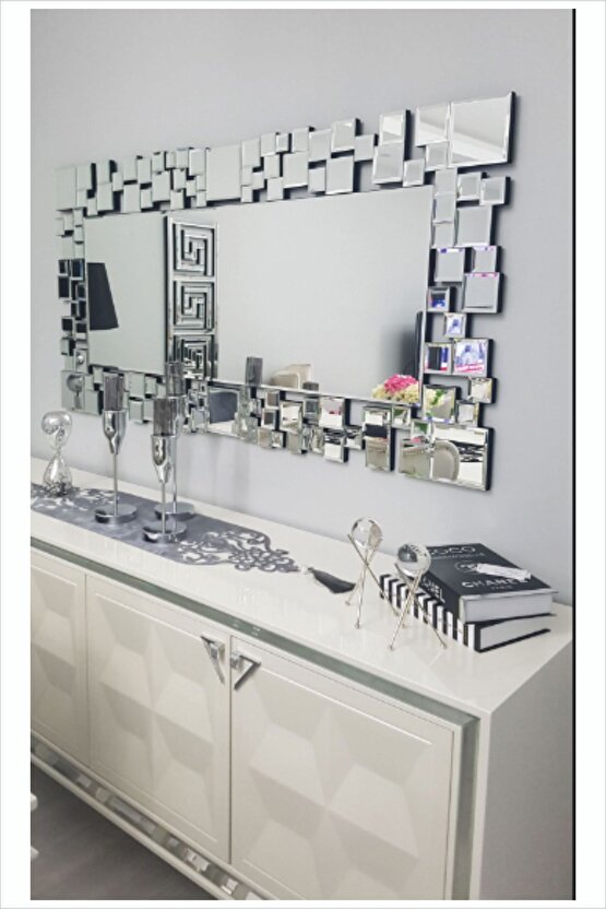 Dekor Kare Modern Lüx Ayna