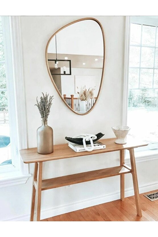 Dekor Ahşap Oval Ayna(70*40)