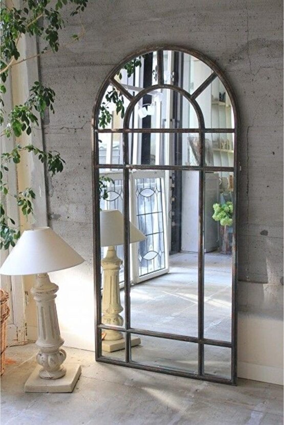 Pencere Model Dekoratif Boy Aynası