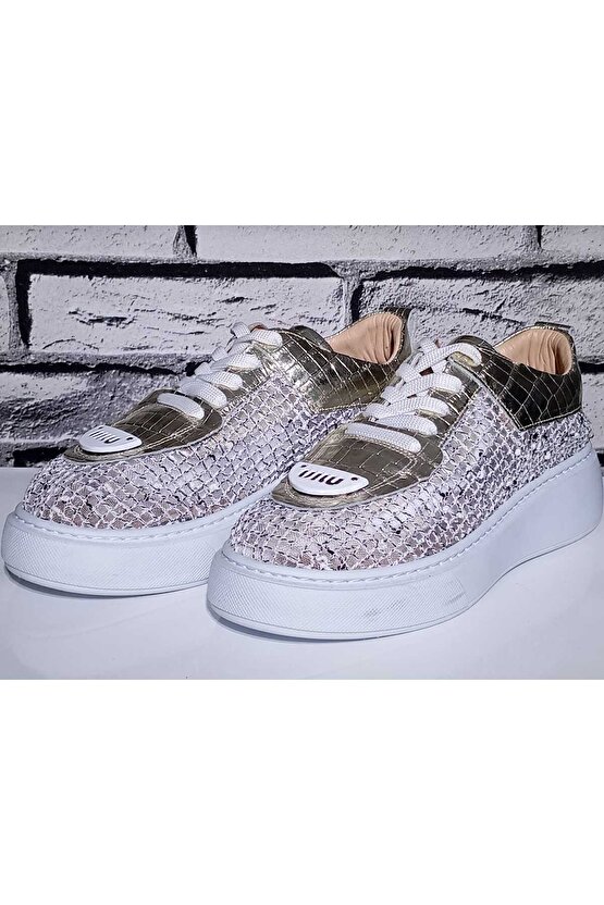 %100 HAKİKİ DERİ SPOR AYAKKABI (SNEAKERS)