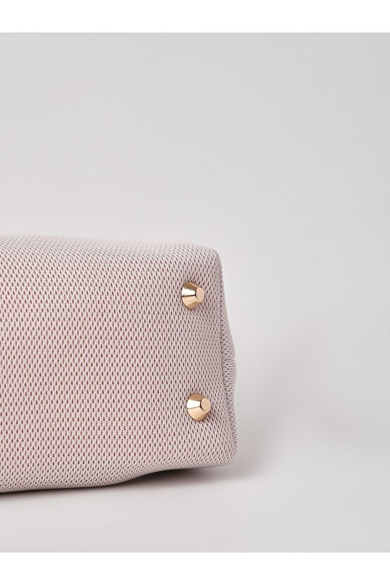 Heybes Kadın Krem Clutch Portföy El Çantası