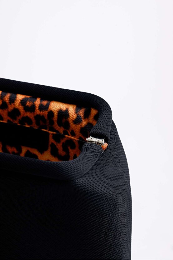 Heybes Kadın Siyah Clutch Portföy El Çantası