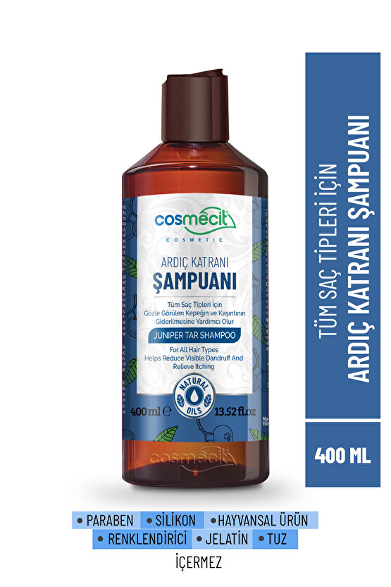 Kepeğin Ve Kaşıntının Giderilmesine Yardımcı Ardıç Katranlı Şampuan 400ml