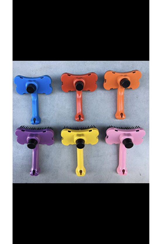 Otomatik Temizlenen Tuşlu Evcil Hayvan Fırçası Kedi Köpek Tüy Toplayıcı