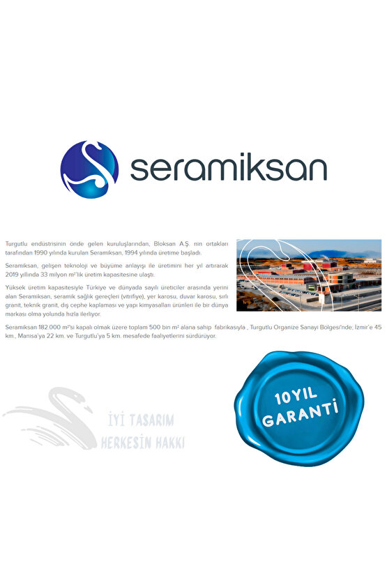 Ocean Kanalsız Asma Klozet A031171h, Yavaş Kapak