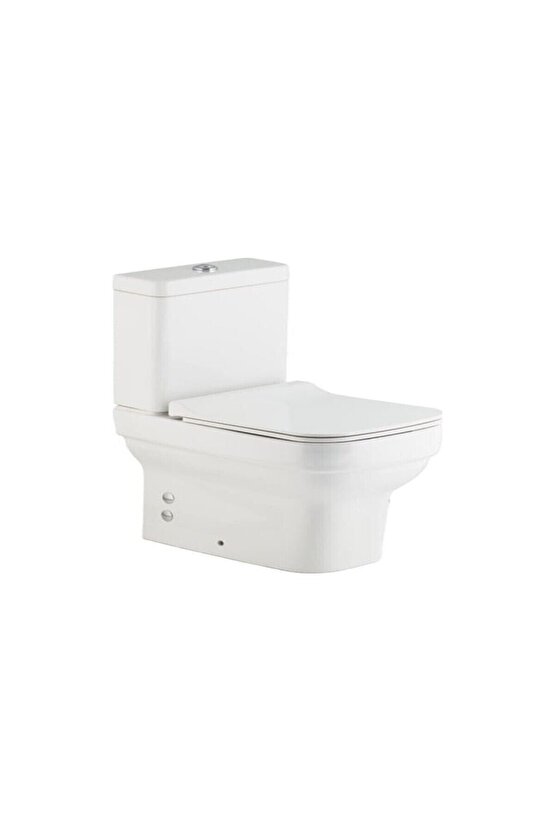 Bold Duvara Dayalı Kanalsız Klozet + Rezervuar İç Takım+Yavaş Kapak