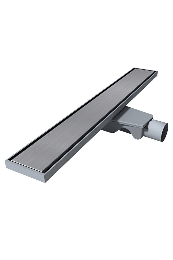 Aquazone 50 Cm Tek Parça Plastik Gövdeli Paslanmaz Izgaralı Döner Sifonlu Duş Kanalı