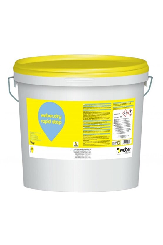 Dry Rapid Stop Çimento Esaslı, Su Tıkama Harcı 5 Kg