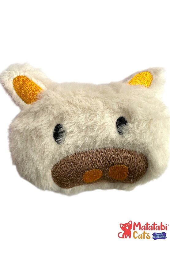 PİGGY Peluş Kedi Oyuncağı–Matatabi İçerikli, Dayanıklı, Kediler İçin Eğlenceli Oyuncak