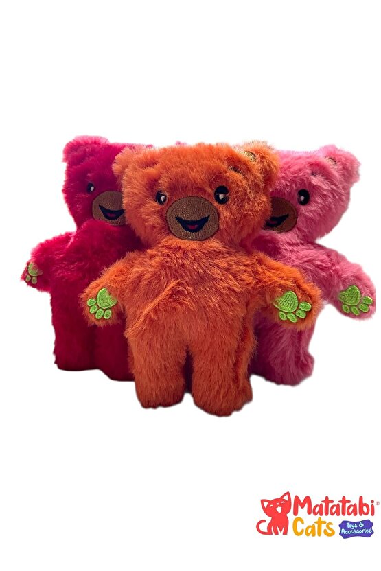 BEAR Peluş Kedi Oyuncağı Doğal Matatabi li,Dayanıklı,Kediler İçin Eğlenceli Oyuncak