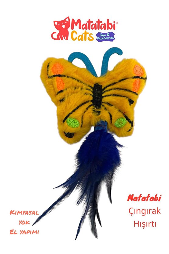 KELEBEK (hışırtılı,çıngıraklı,MATATABİ li,pelüş oyuncak)