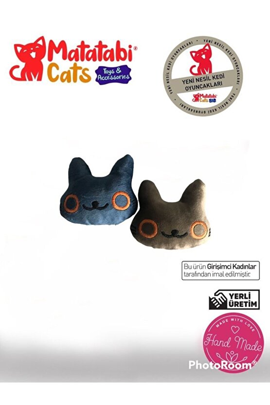 Caty Çıngıraklı Peluş Kedi Oyuncağı Matatabi Içerikli