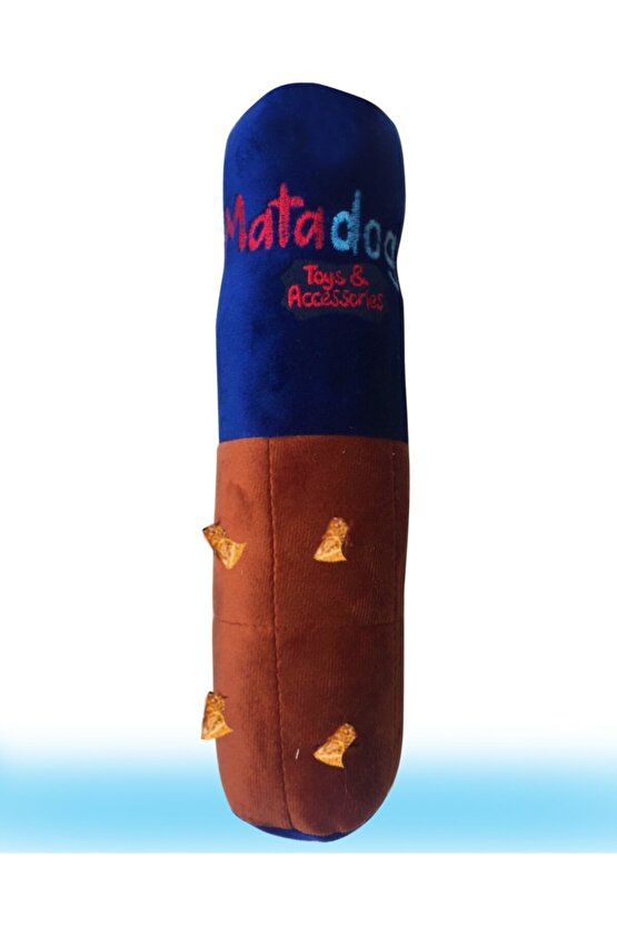 Mata Dogs Rull Sesli, Peluş Nakışlı Köpek Oyuncağı, Köpek Zeka Geliştirici 22 Cm