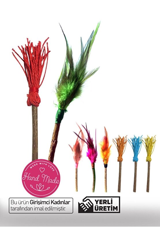 Matatabi Cats Tüylü Çubuk Ve Süpürge