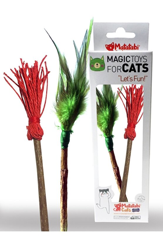 Matatabi Cats Tüylü Çubuk Ve Süpürge