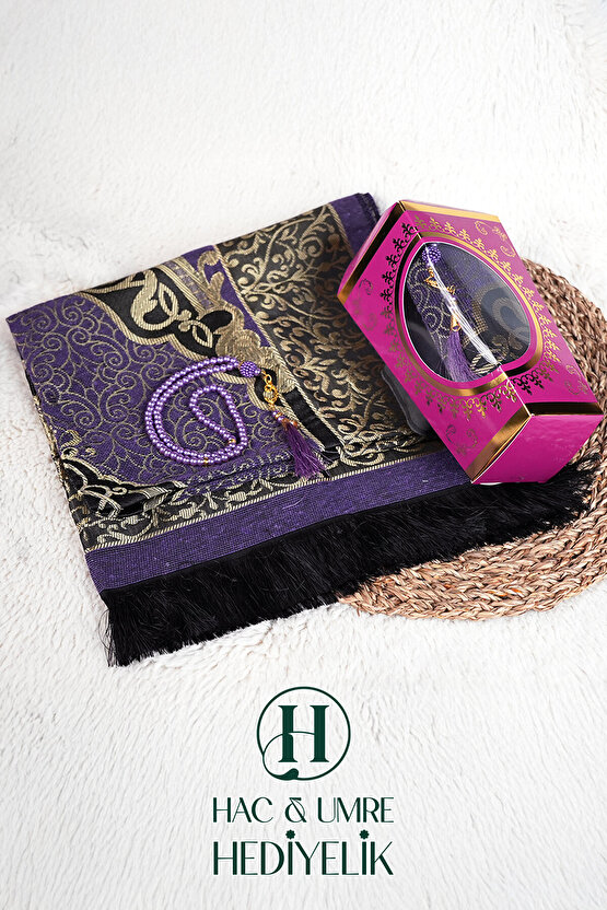 Seccade Tesbih Seti | Seccade Seti | Hediyelik Seccade | Hac Umre Hediyesi | Umre Dönüşü Hediye