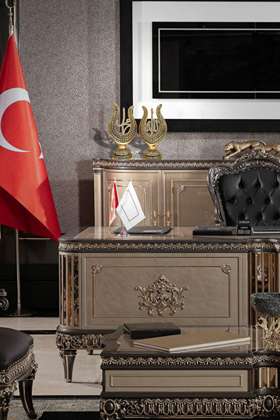 ALLAH MUHAMMED ESMAÜLHÜSNA LÜKS HEDİYELİK BÜYÜK OBJE DEKORATİF SÜS