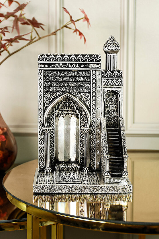 BİBLO HEDİYELİK OBJE MİHRAP MİNBER LÜKS DEKORATİF SÜS