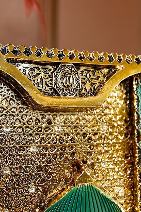 KABE VE MESCİDİ NEBEVİ KOMPOZİSYON DİNİ İSLAMİ BİBLO AKSESUAR HEDİYELİK DEKORATİF OBJE SÜS