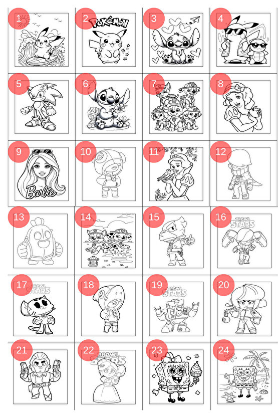 Çocuklar İçin Tuval Boyama Seti (Tuval, Fırça ve 6 Renk Akrilik Boya Seti) 20x20 Cm