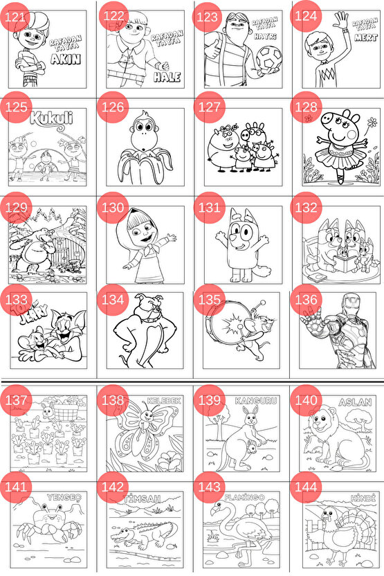 Çocuklar İçin Tuval Boyama Seti (Tuval, Fırça ve 6 Renk Akrilik Boya Seti) 20x20 Cm